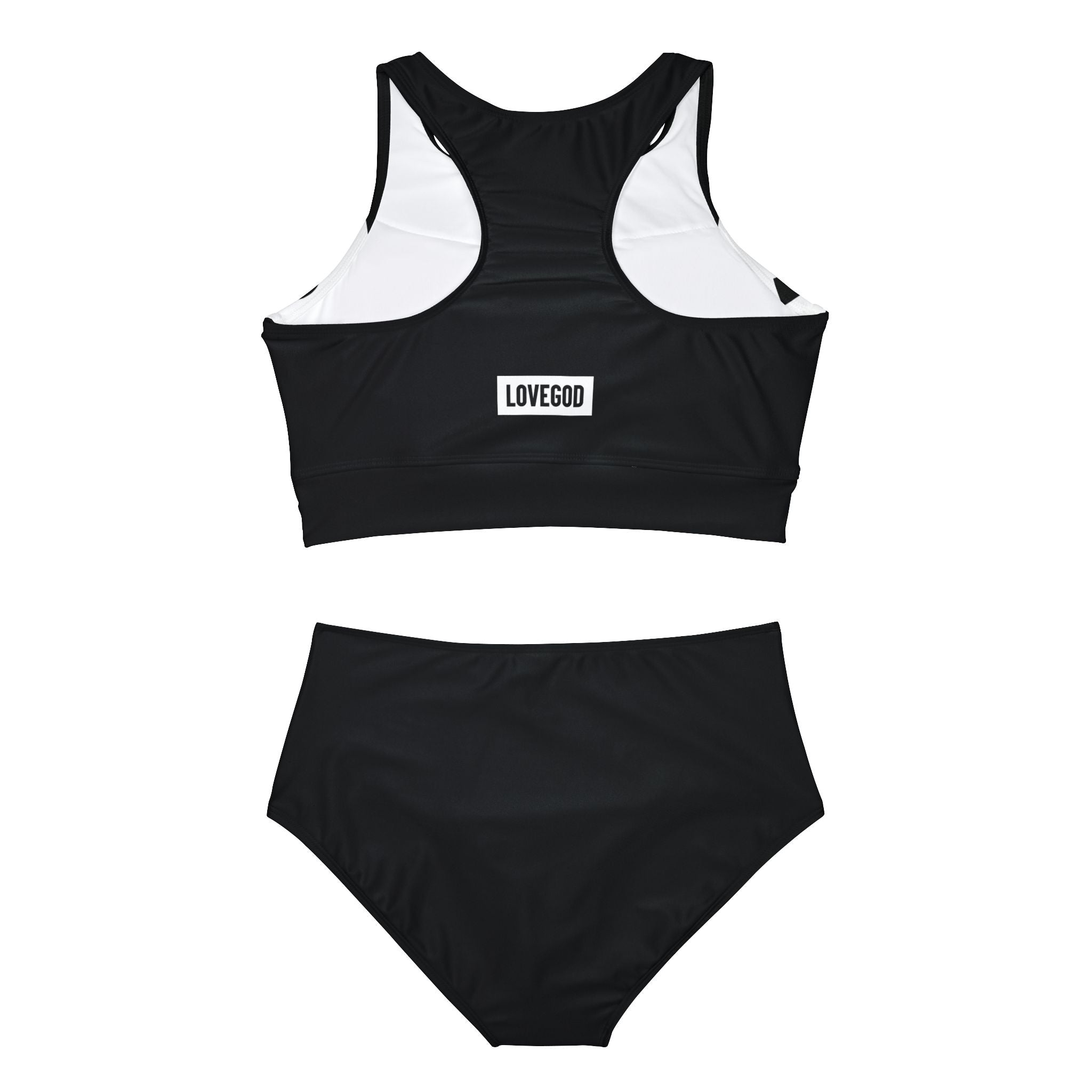 LOVEGOD Sports Bikini Set - Black