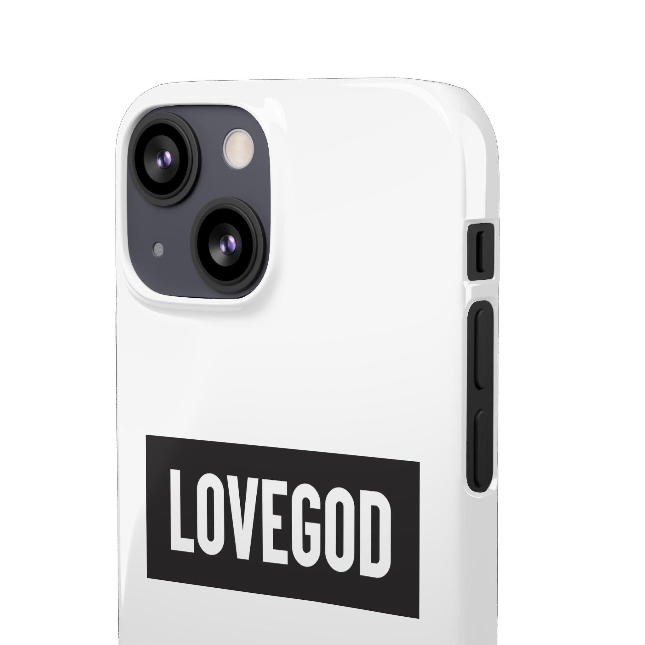 LOVEGOD Limited Edition Phone Snap Case - White (All phones)