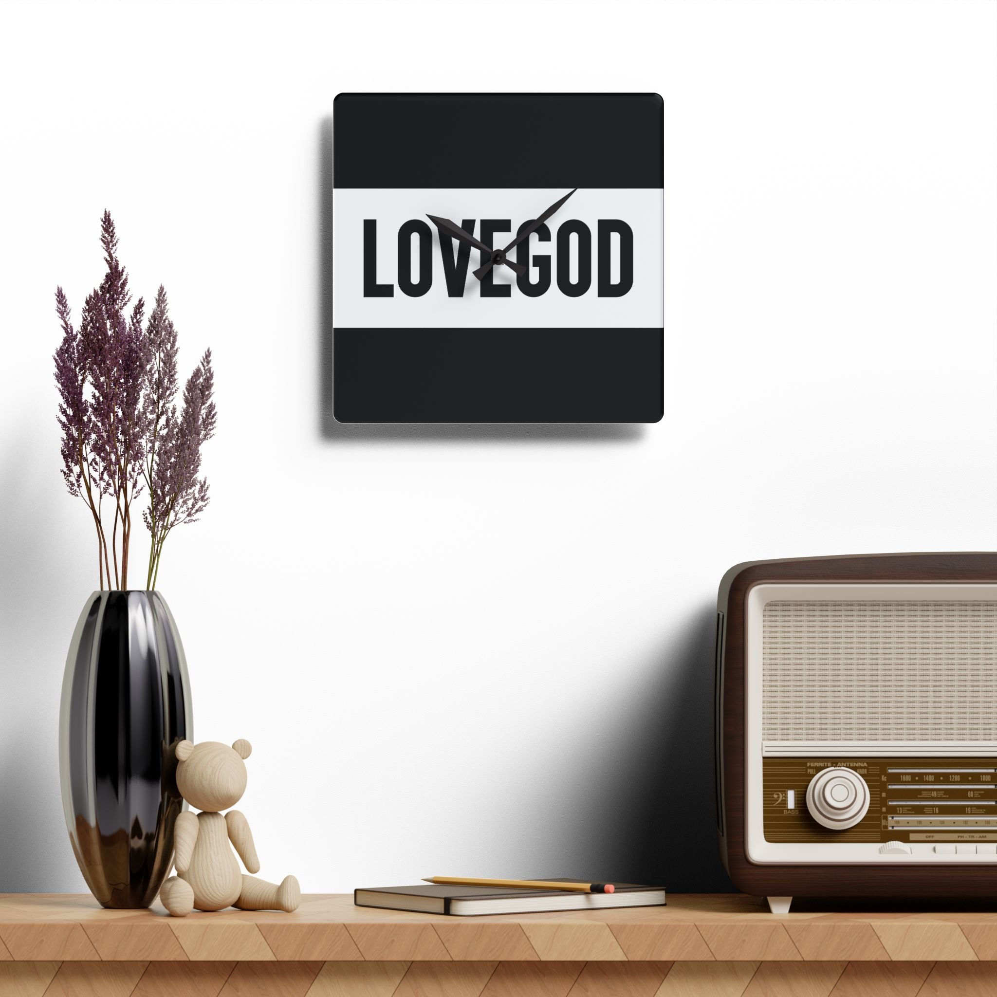 LOVEGOD Limited Edition Acrylic Wall Clock