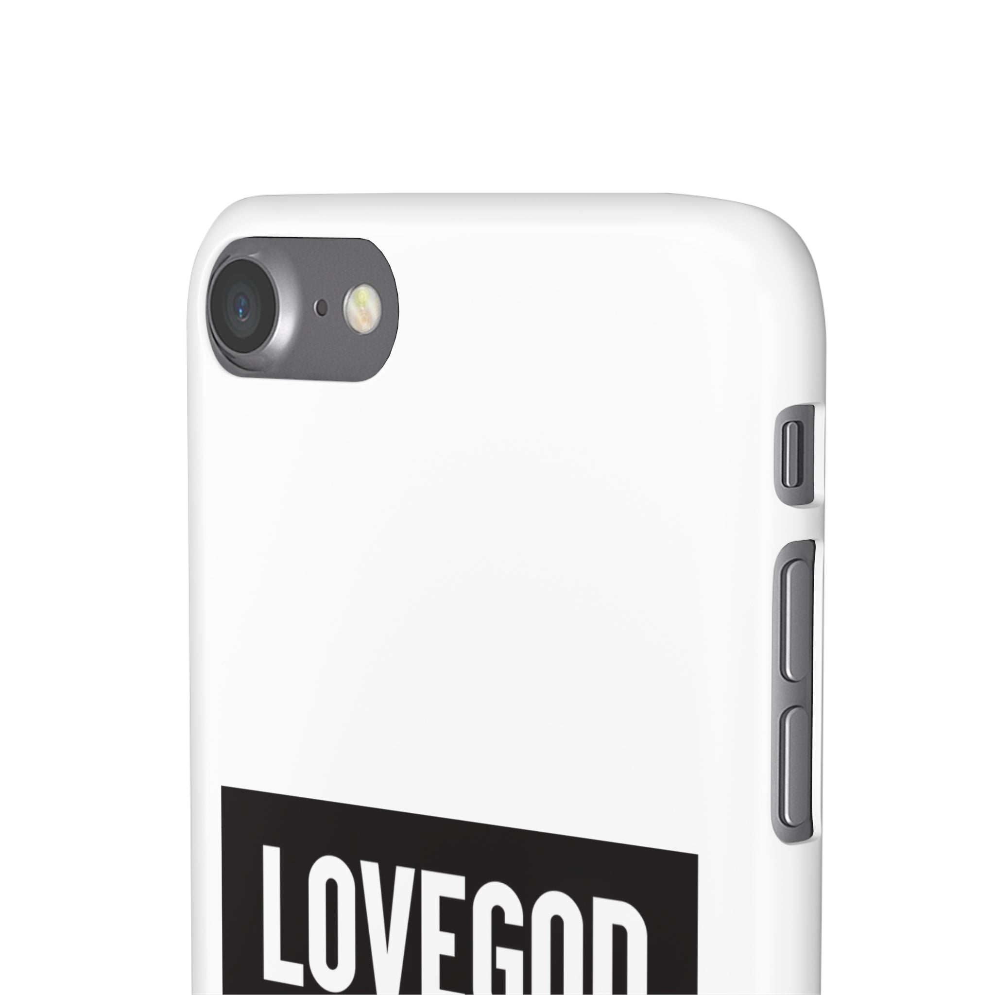 LOVEGOD Limited Edition Phone Snap Case - White (All phones)