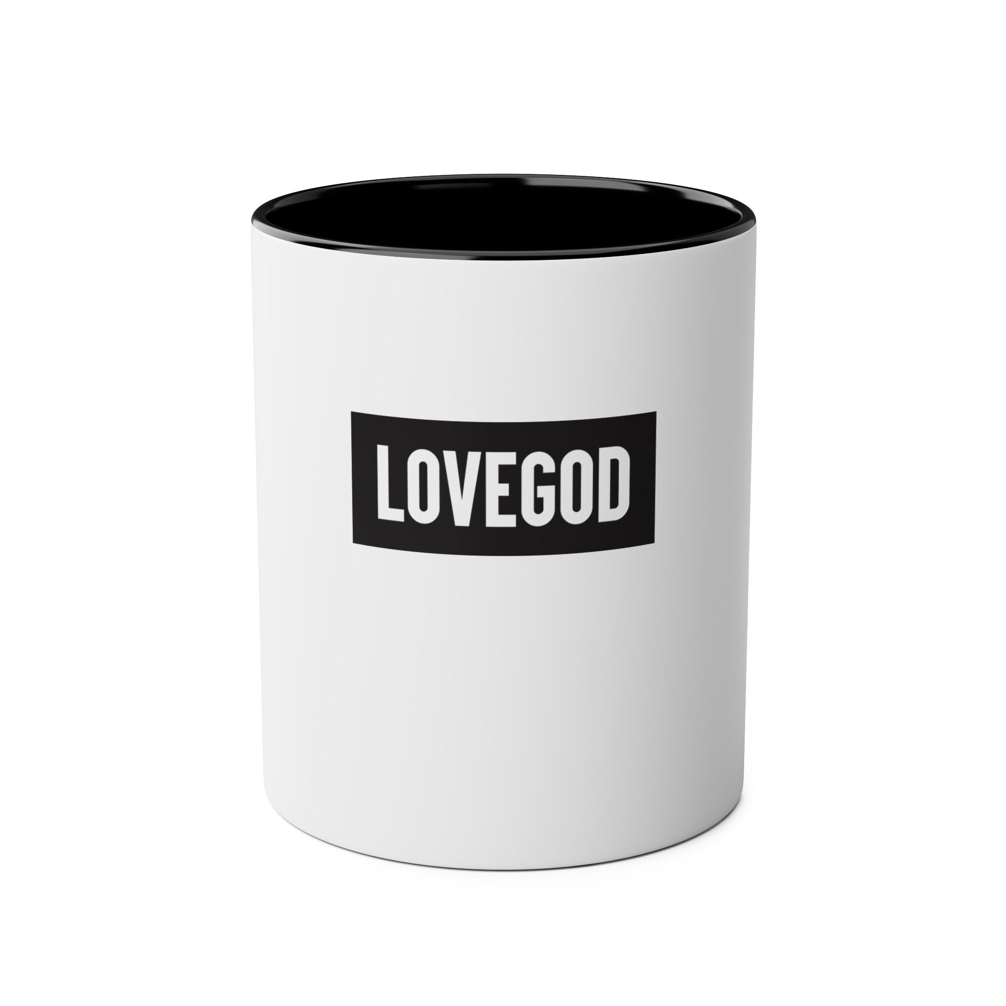 LOVEGOD Limited Edition Two-Tone Coffee Mug