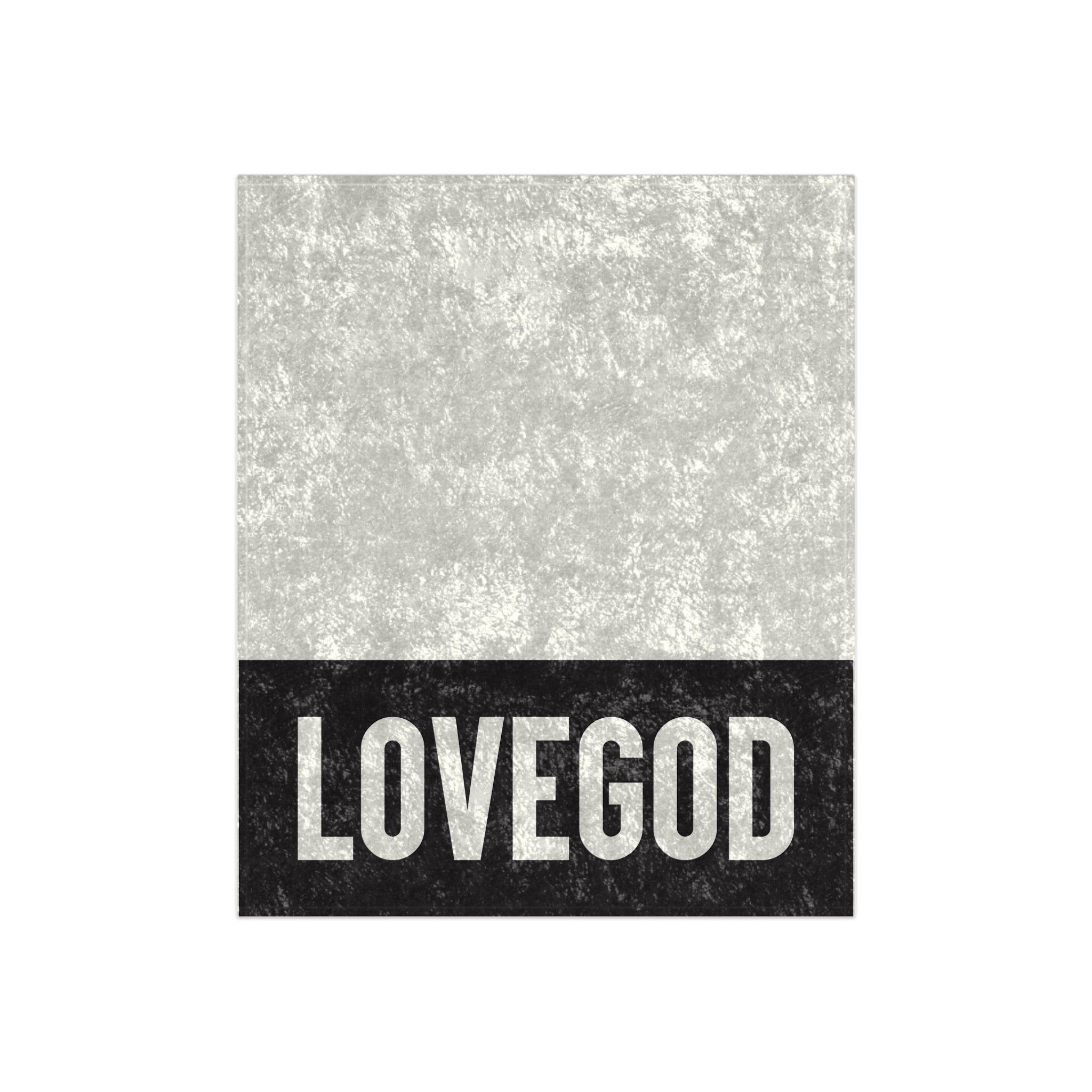 LOVEGOD Crushed Velvet Blanket