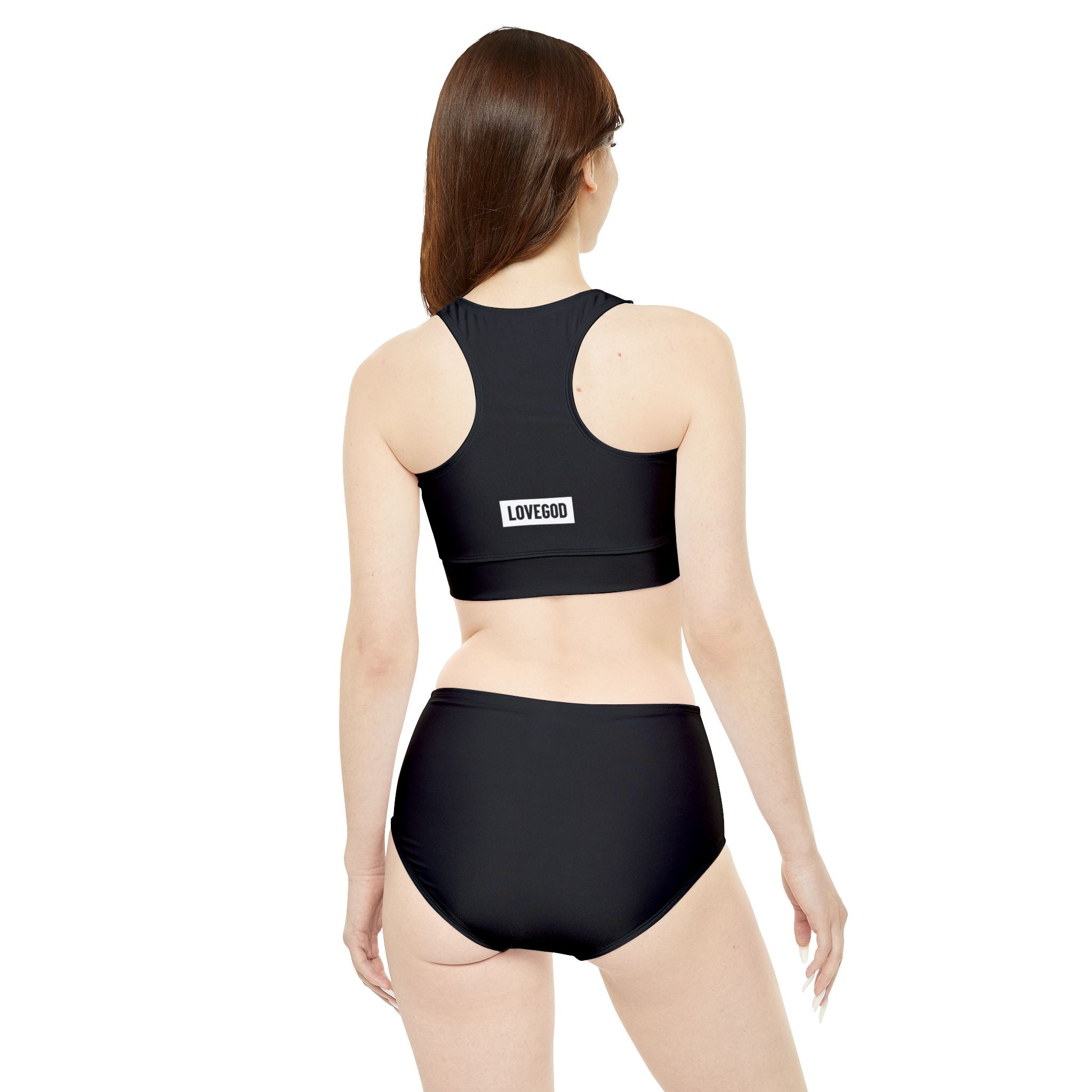 LOVEGOD Sports Bikini Set - Black