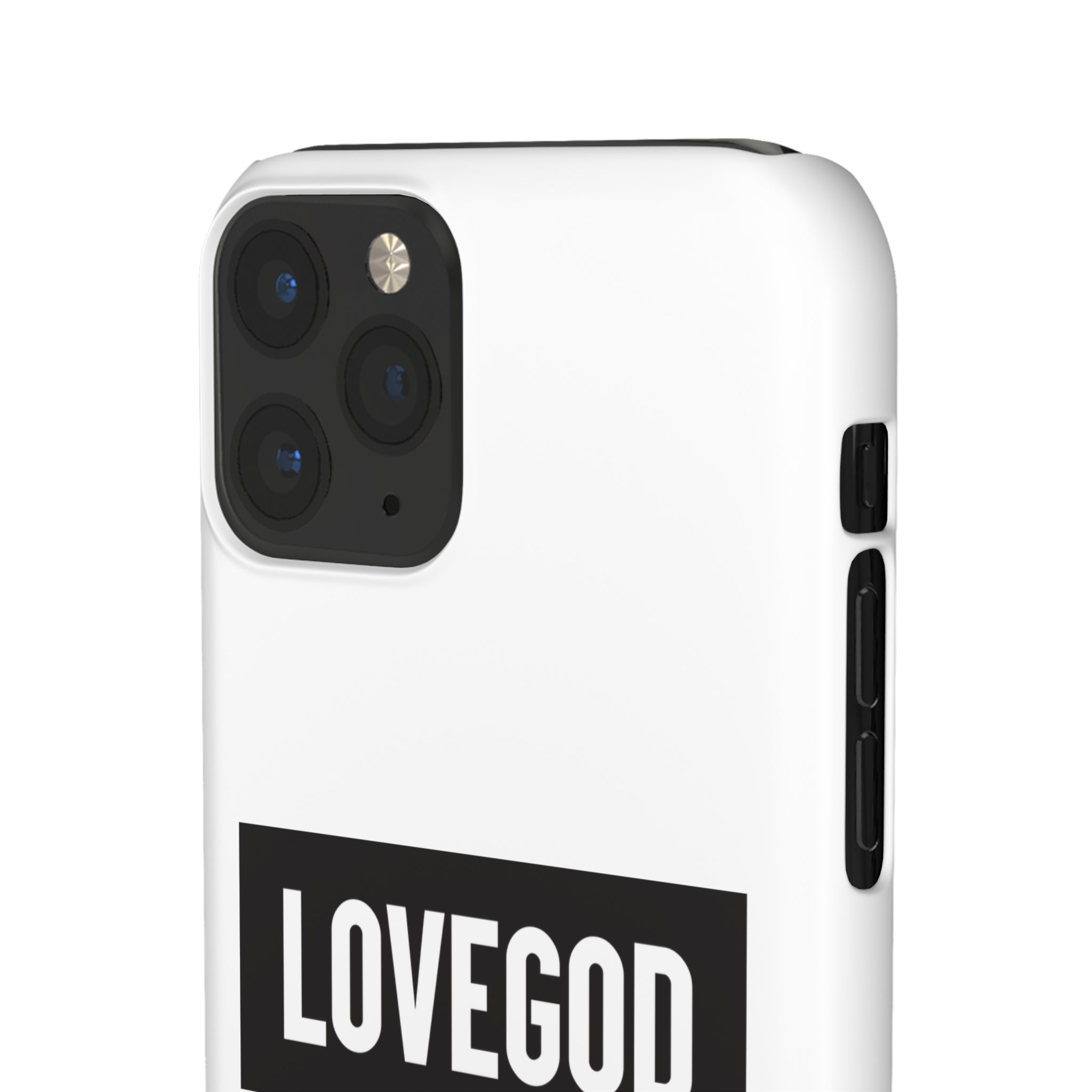 LOVEGOD Limited Edition Phone Snap Case - White (All phones)