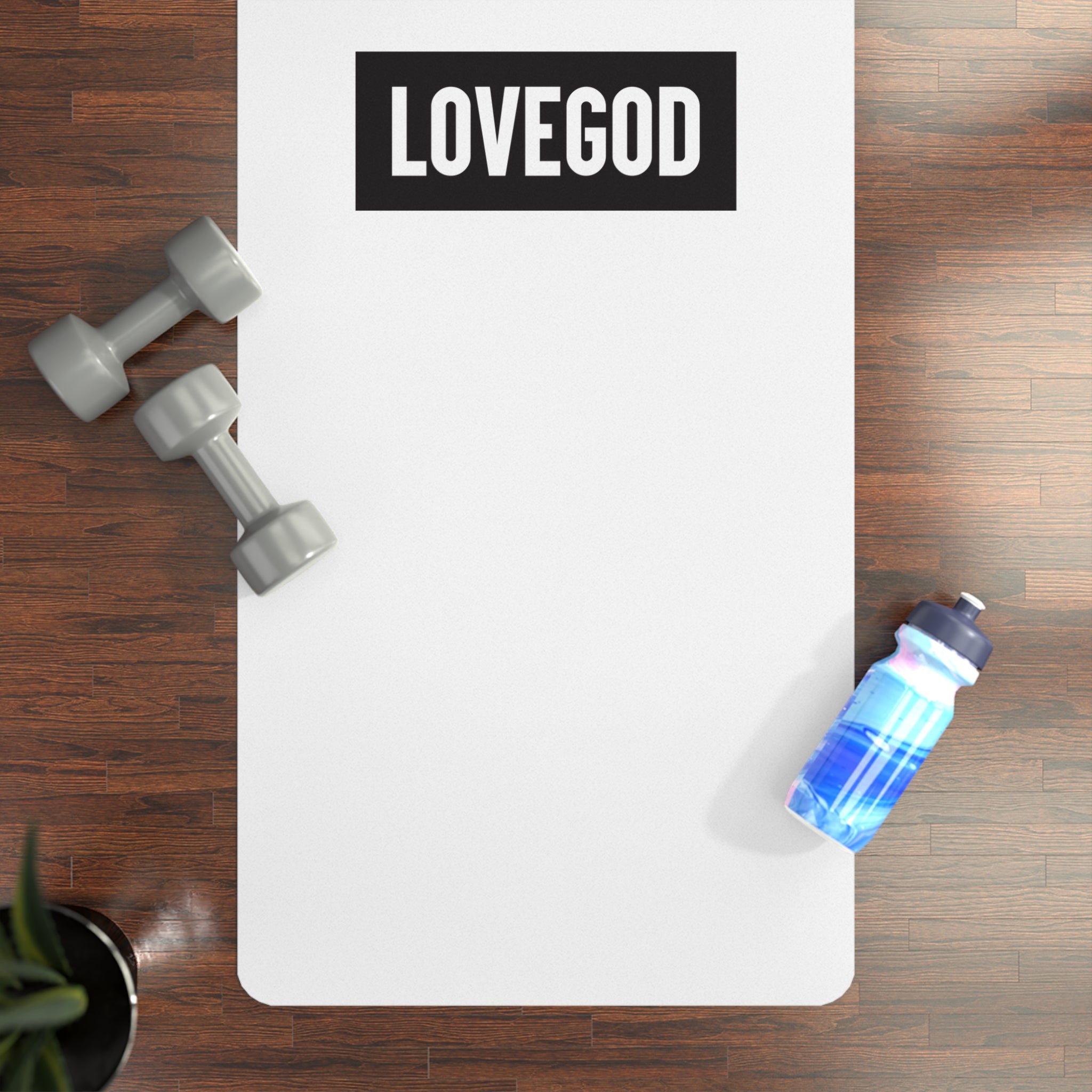 LOVEGOD Rubber Yoga Mat