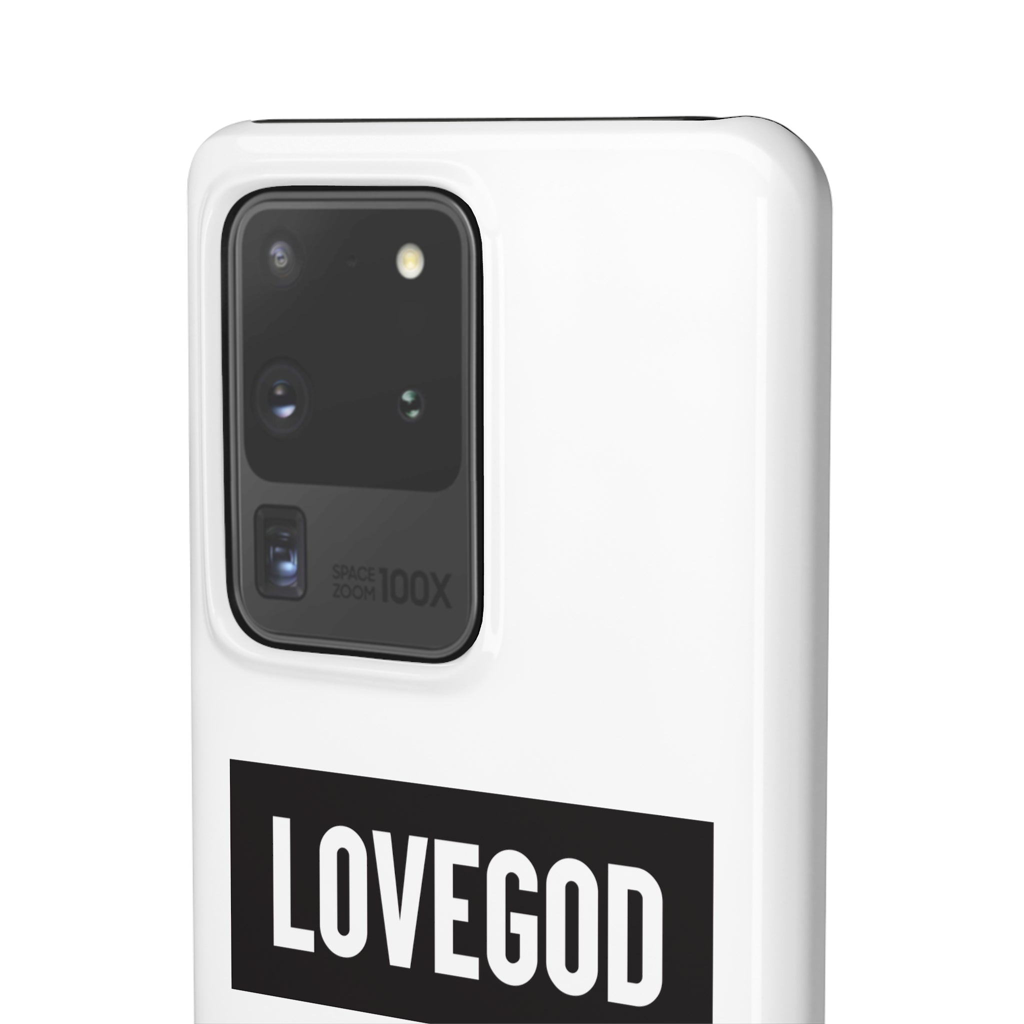 LOVEGOD Limited Edition Phone Snap Case - White (All phones)