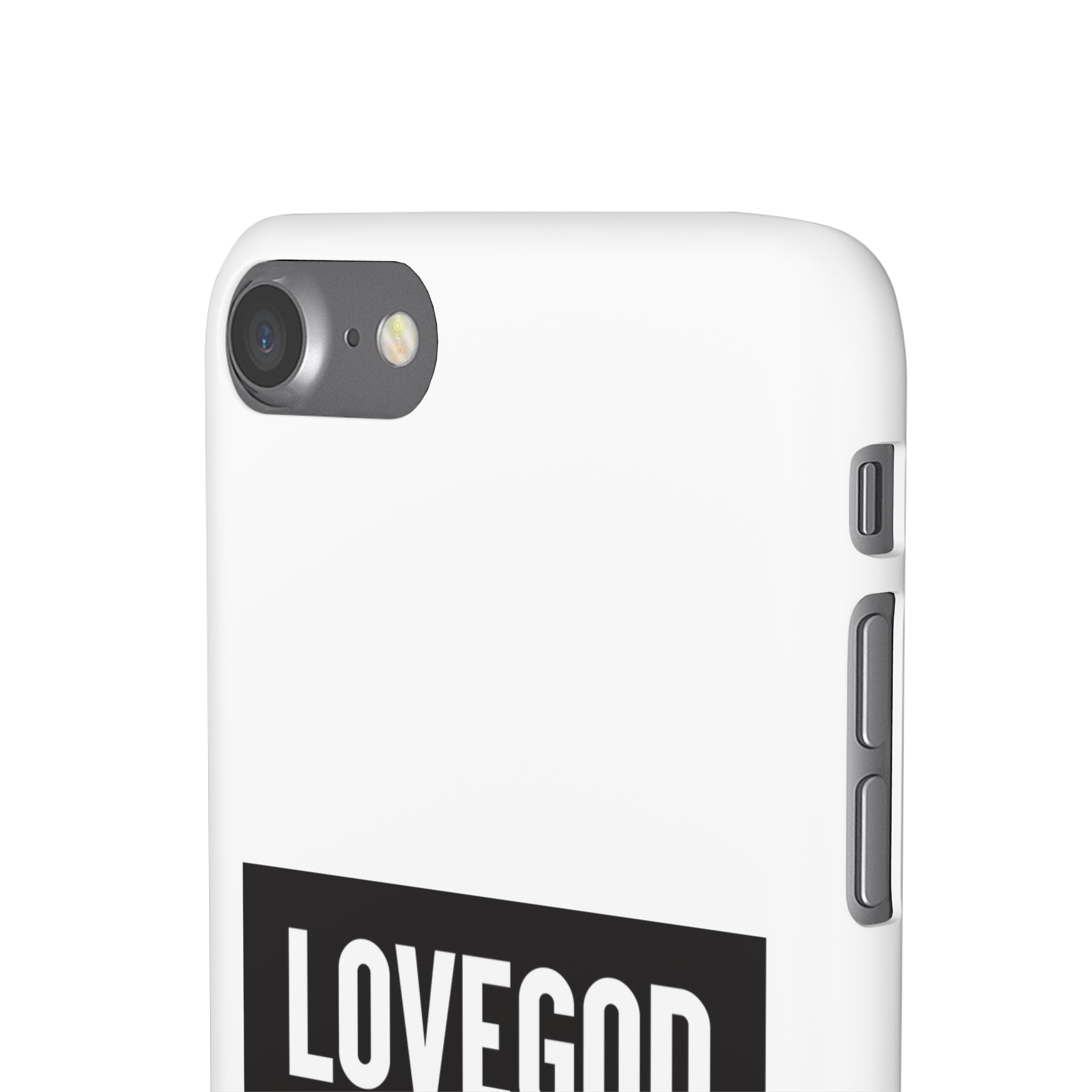 LOVEGOD Limited Edition Phone Snap Case - White (All phones)