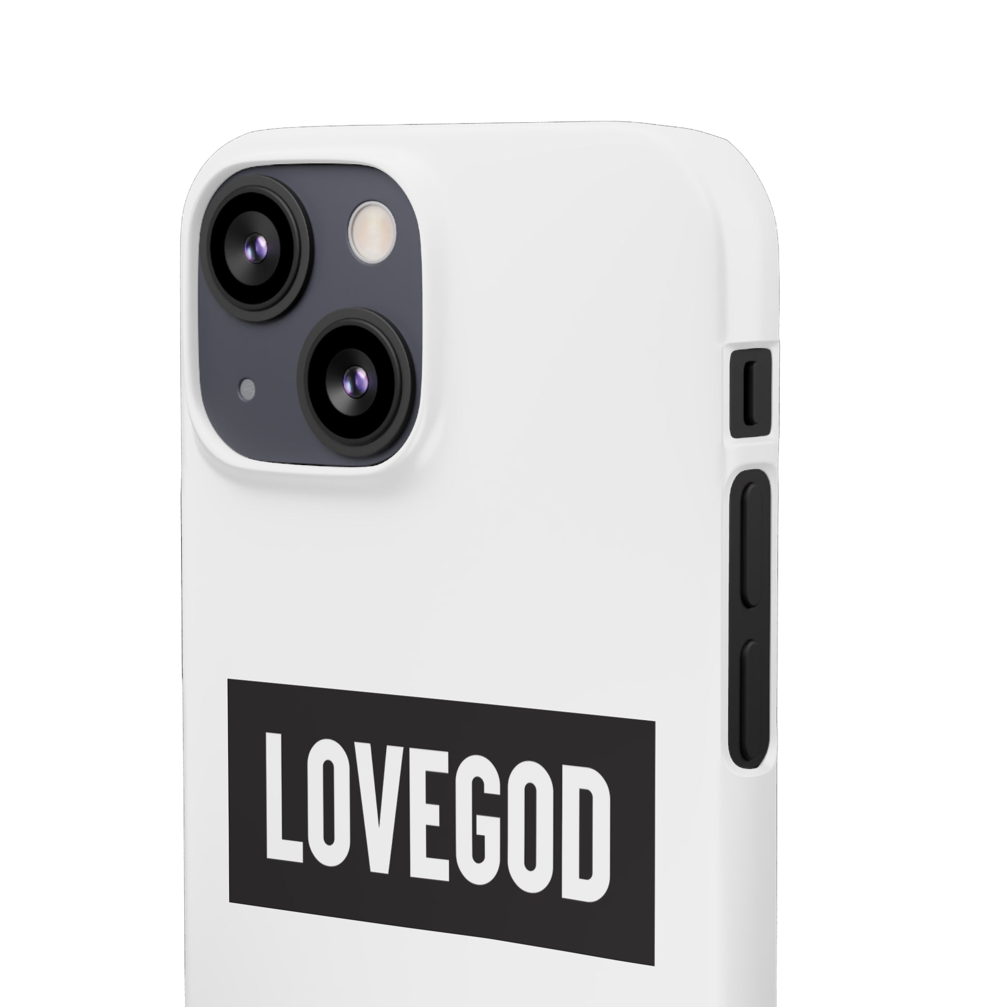 LOVEGOD Limited Edition Phone Snap Case - White (All phones)